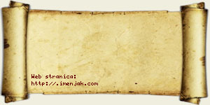 Rada Trnavac vizit kartica